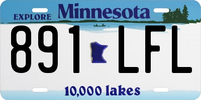 MN license plate 891LFL