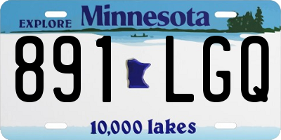 MN license plate 891LGQ
