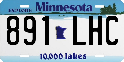 MN license plate 891LHC