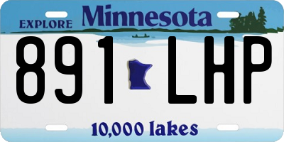 MN license plate 891LHP