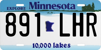 MN license plate 891LHR