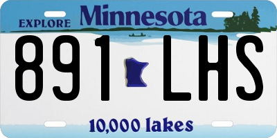 MN license plate 891LHS