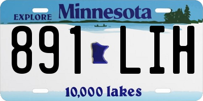 MN license plate 891LIH