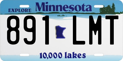 MN license plate 891LMT