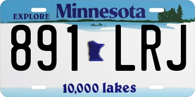 MN license plate 891LRJ