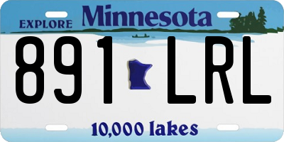MN license plate 891LRL