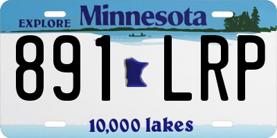 MN license plate 891LRP