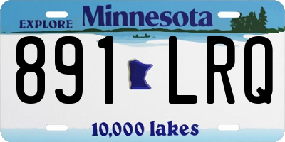MN license plate 891LRQ