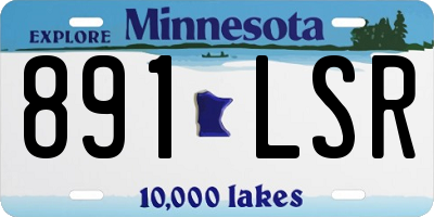 MN license plate 891LSR