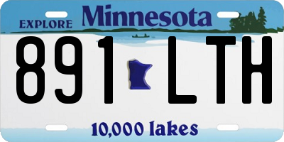 MN license plate 891LTH