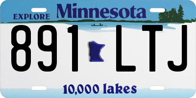 MN license plate 891LTJ