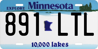 MN license plate 891LTL