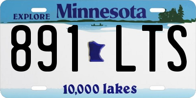 MN license plate 891LTS