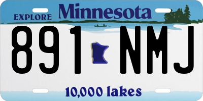 MN license plate 891NMJ