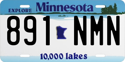 MN license plate 891NMN