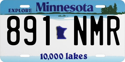 MN license plate 891NMR