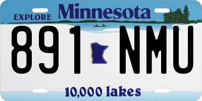 MN license plate 891NMU