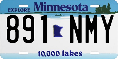 MN license plate 891NMY