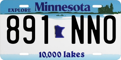 MN license plate 891NNO