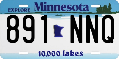 MN license plate 891NNQ