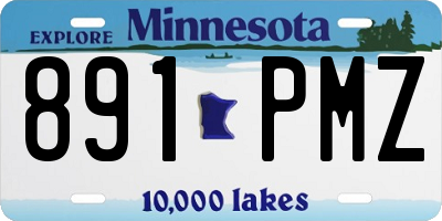 MN license plate 891PMZ