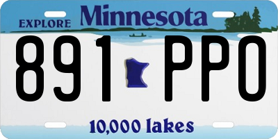 MN license plate 891PPO