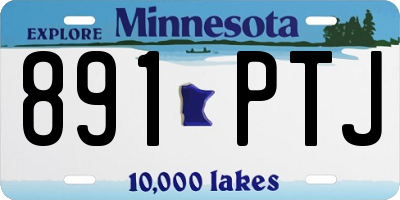 MN license plate 891PTJ