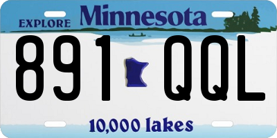 MN license plate 891QQL