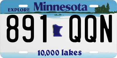MN license plate 891QQN