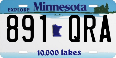MN license plate 891QRA