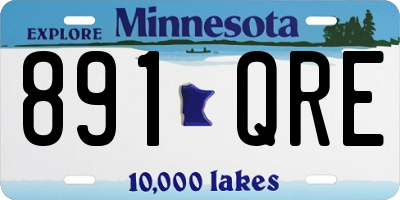 MN license plate 891QRE