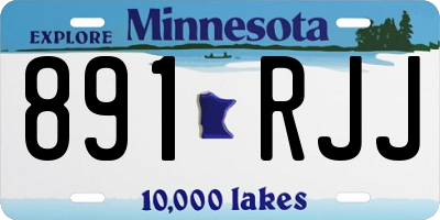 MN license plate 891RJJ