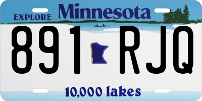 MN license plate 891RJQ