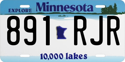 MN license plate 891RJR
