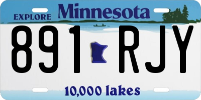 MN license plate 891RJY