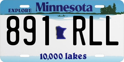 MN license plate 891RLL