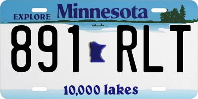 MN license plate 891RLT