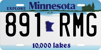 MN license plate 891RMG