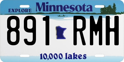 MN license plate 891RMH