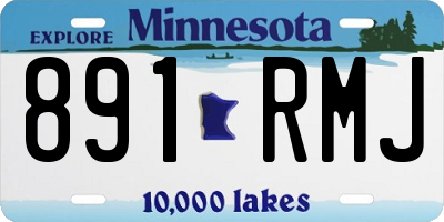 MN license plate 891RMJ