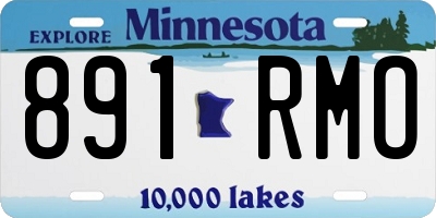 MN license plate 891RMO