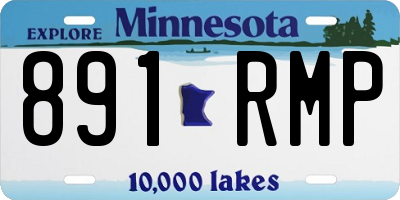 MN license plate 891RMP