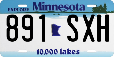 MN license plate 891SXH