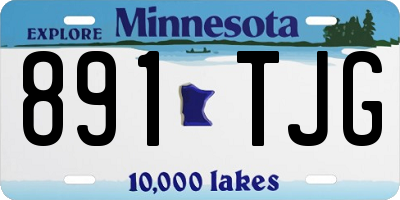 MN license plate 891TJG