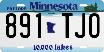 MN license plate 891TJO
