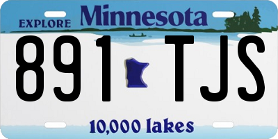 MN license plate 891TJS