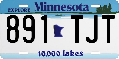 MN license plate 891TJT