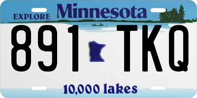 MN license plate 891TKQ