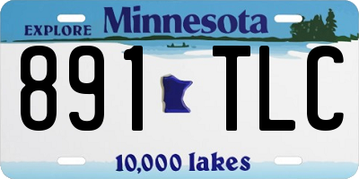 MN license plate 891TLC