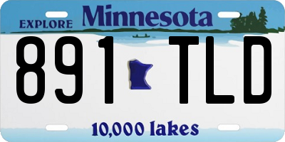 MN license plate 891TLD